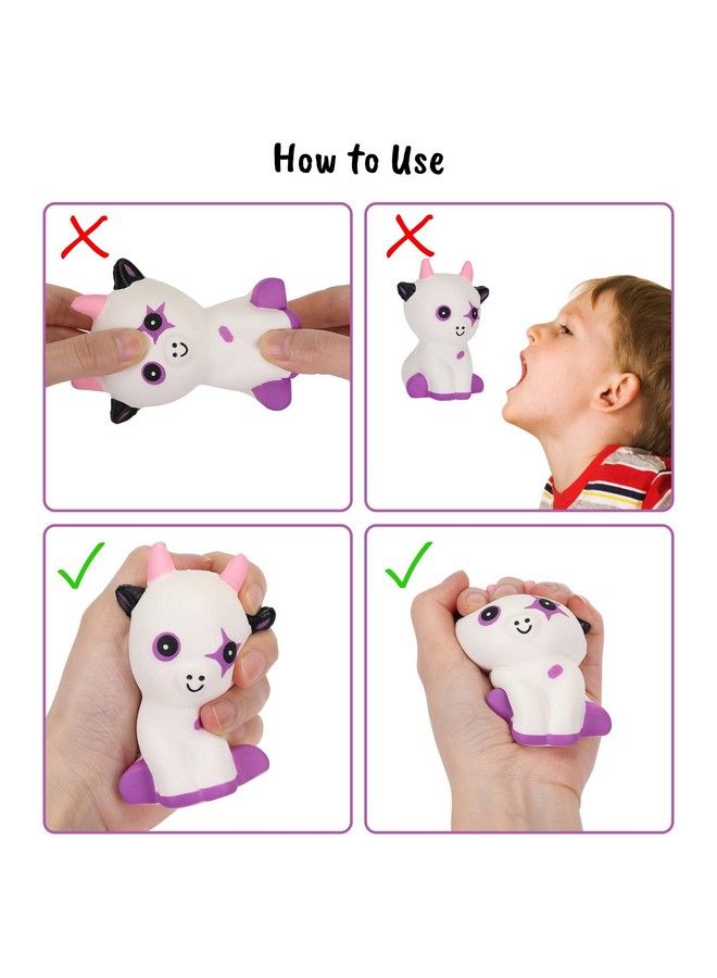 Jumbo Squishies Slow Rising 4 Pack Squishy Pack Squishy Animals Squeeze Toys For Kids Squish Toy Squishy Fidget Cute Squishies Squishies Jumbo Big Squishy