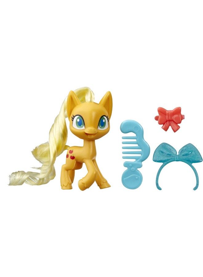 Potion Pony 3Pack Twilight Sparkle Applejack And Trixie Lulamoon 3Inch Pony Toys With Brushable Hair 15 Accessories