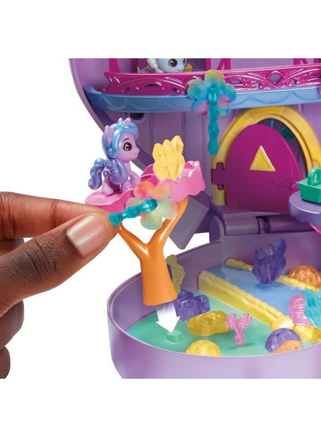 Mini World Magic Compact Creation Bridlewood Forest Toy Buildable Playset With Izzy Moonbow For Kids Ages 5 And Up