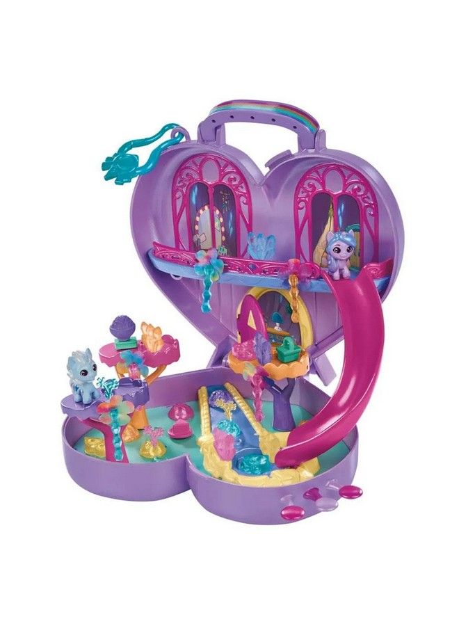 Mini World Magic Compact Creation Bridlewood Forest Toy Buildable Playset With Izzy Moonbow For Kids Ages 5 And Up