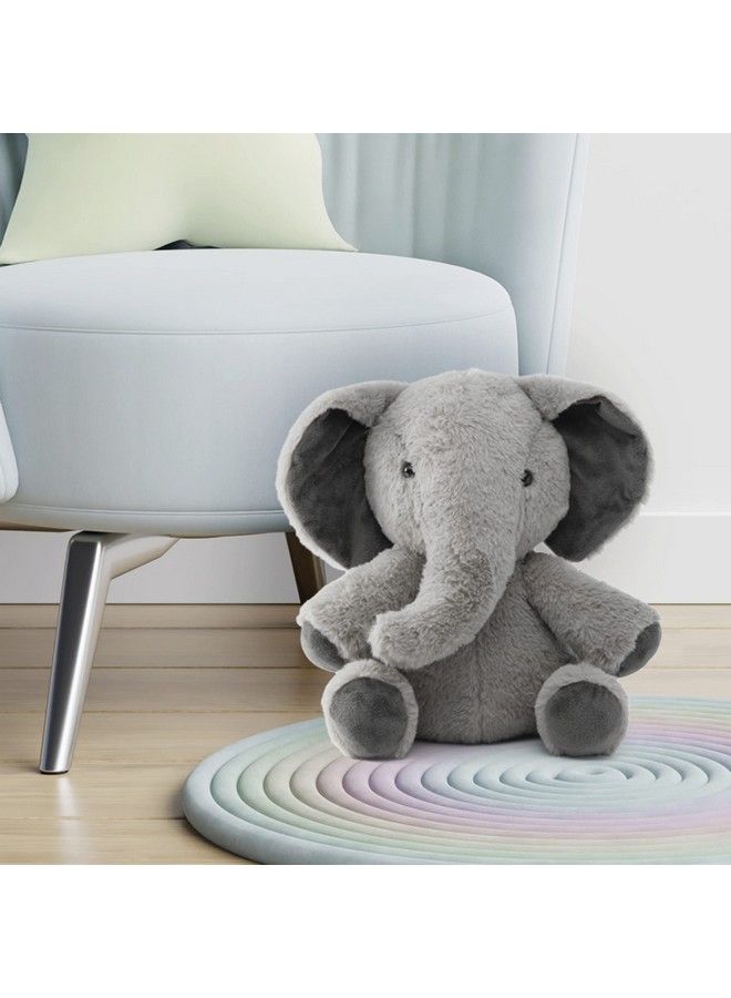 Elephant Stuffed Animals Soft & Cozy Baby Stuffed Elephant Plush Toy (Large 10.5 Inches) Machine Washable Stuffed Animals For Babies & Toddlers Of All Ages