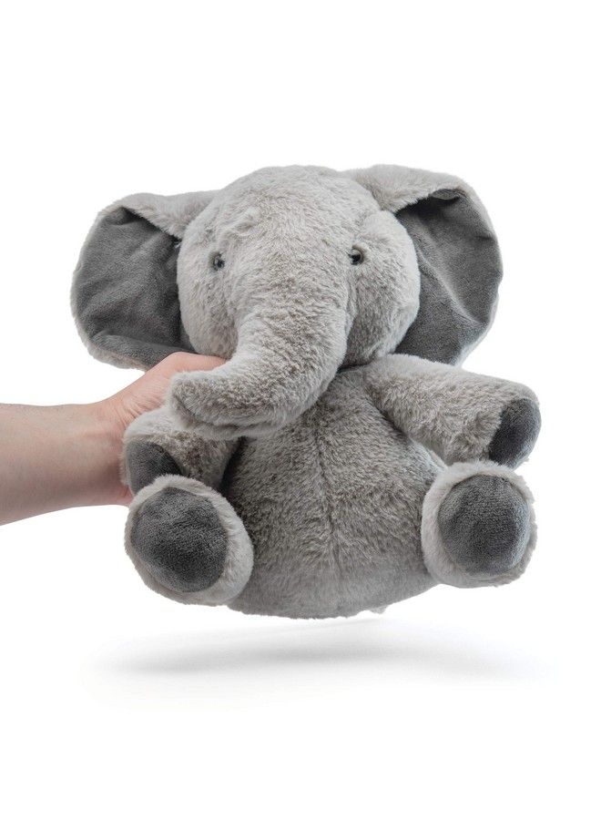 Elephant Stuffed Animals Soft & Cozy Baby Stuffed Elephant Plush Toy (Large 10.5 Inches) Machine Washable Stuffed Animals For Babies & Toddlers Of All Ages