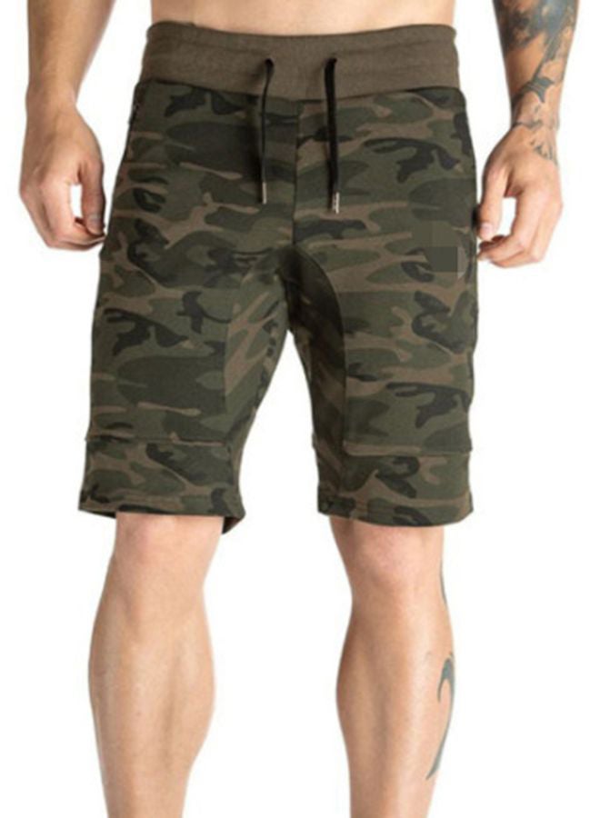 Drawstring Shorts Army Green