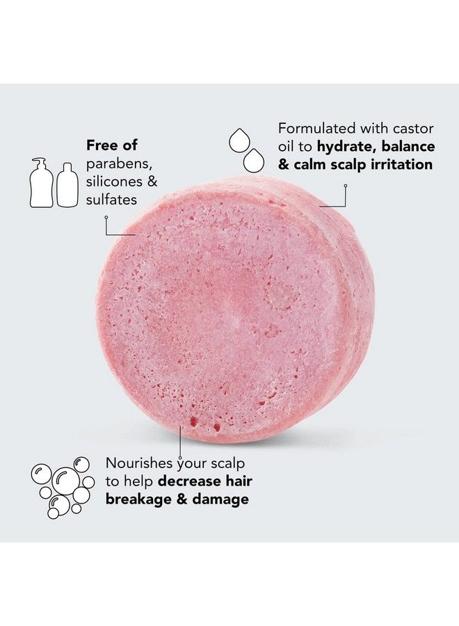 Hair Growth Castor Oil Nourishing Shampoo Bar ; Bottlefree Ecofriendly ; Shampoo Hydrates & Moisturizes Dull And Dry Hair ; Allnatural Chemicalfree Daily Shampoo Softens & Strengthens