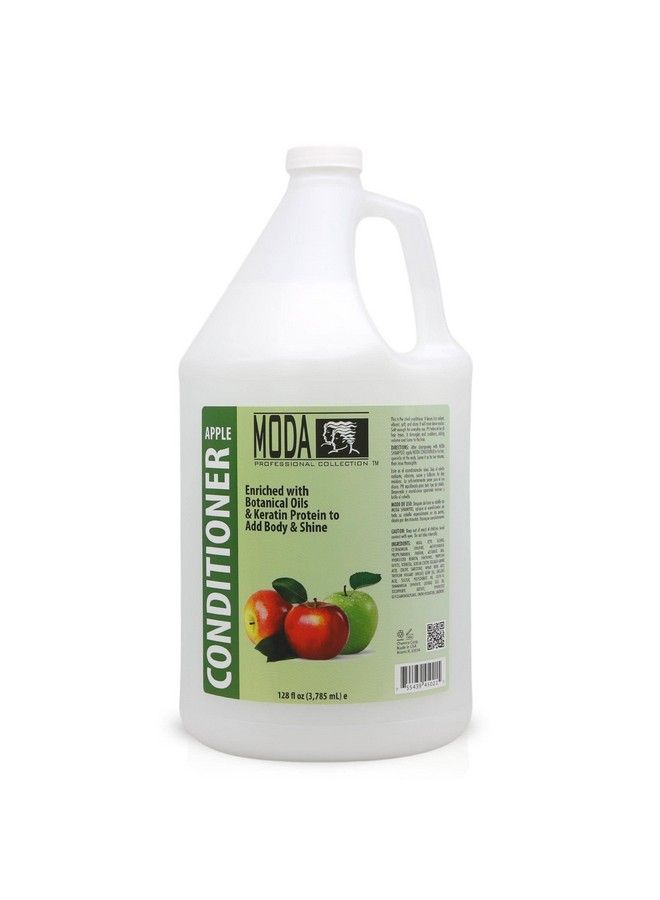 Moisturizing Conditioner For All Hair Types Apple 128 Oz Professional Strengthens Moisturizes Leaves Hair Soft And Shiny Adds Volume Protects Color And Restore