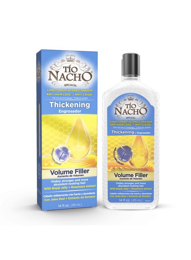 Anti Hair Loss Thickening Volume Filler Conditioner With Royal Jelly & Rosemary Volumizing & Bodyboosting Hair Care 14 Fluid Ounces