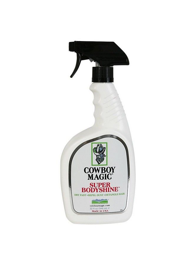32 Fl Oz Super Body Shine Spray Detangler Hair No Water Needed