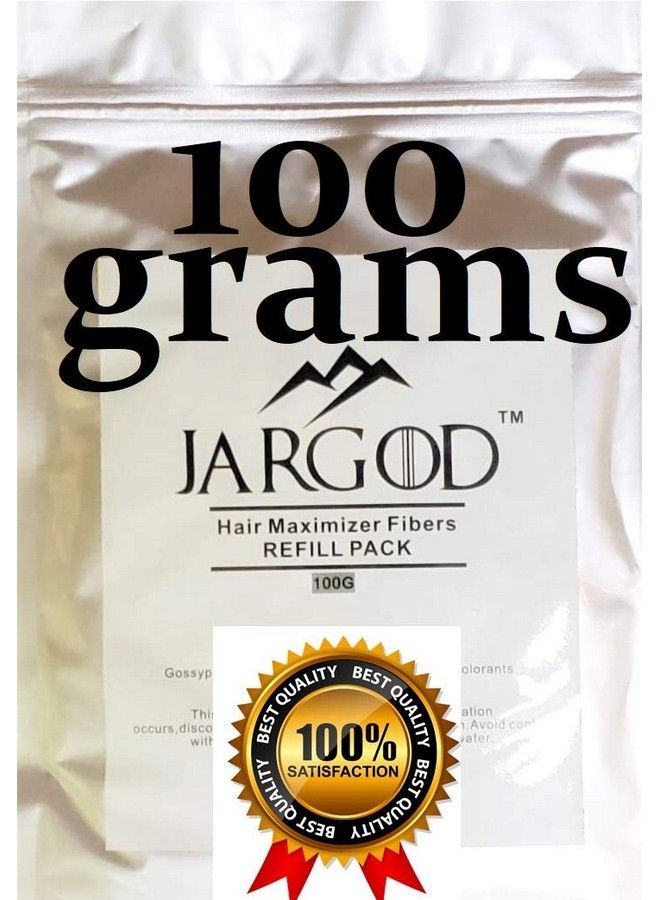 100 Gram Hair Building Fibers Refill Your Existing Fiber Bottle Hair Filler Fibers Hair Loss Concealer For Thinning Hair By Jargod (Black)