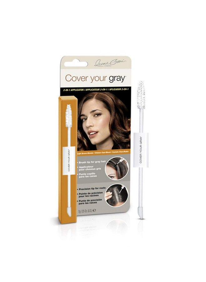 2In1 Wand And Sponge Tip Applicator Light Brown Blonde (Pack Of 2)