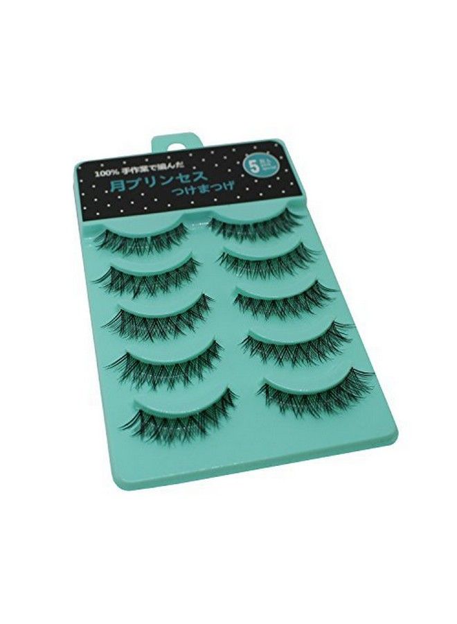 Scala 5 Pairs /Set 3D False Eyelashes Messy Cross Thick Natural Fake Eye Lashes Professional Makeup Tips Short False Eye Lashes (L12)