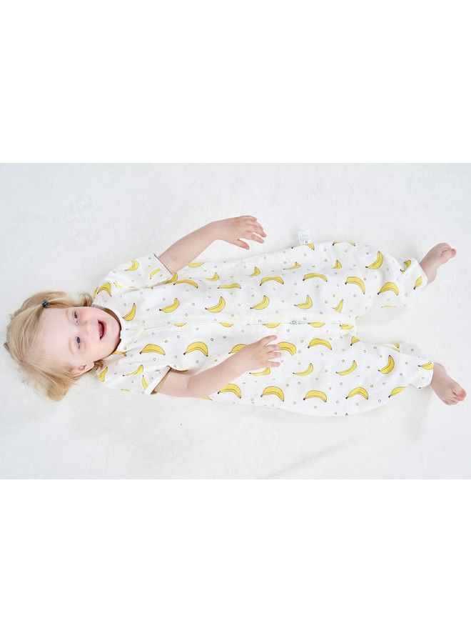 Muslin Original Cotton Baby Boy Girl Sleep Sack With Sleeves Grown Sleep Bag Summer Wearable Blankets 1836Months Banana/M