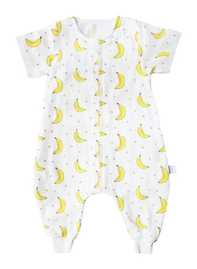 Muslin Original Cotton Baby Boy Girl Sleep Sack With Sleeves Grown Sleep Bag Summer Wearable Blankets 1836Months Banana/M