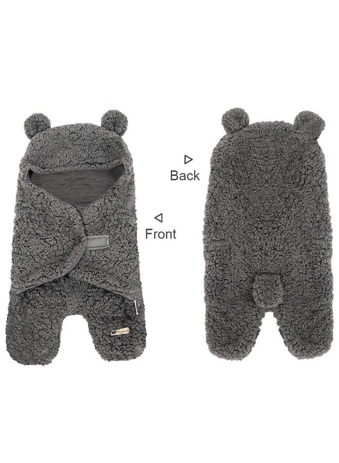 Newborn Receiving Blanket Baby Sleeping Wrap Swaddle (Gray)