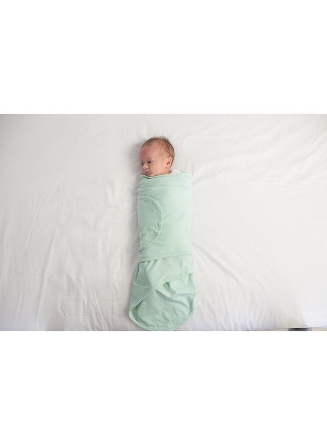 Baby Sleep Wearable Swaddle Wrap For Newborn Infant Boy Or Girl 03 Months Mint