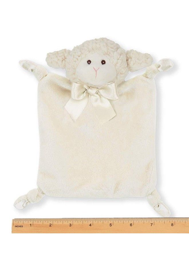 Bearington Baby Wee Lamby Small Lamb Stuffed Animal Lovey Security Blanket 8