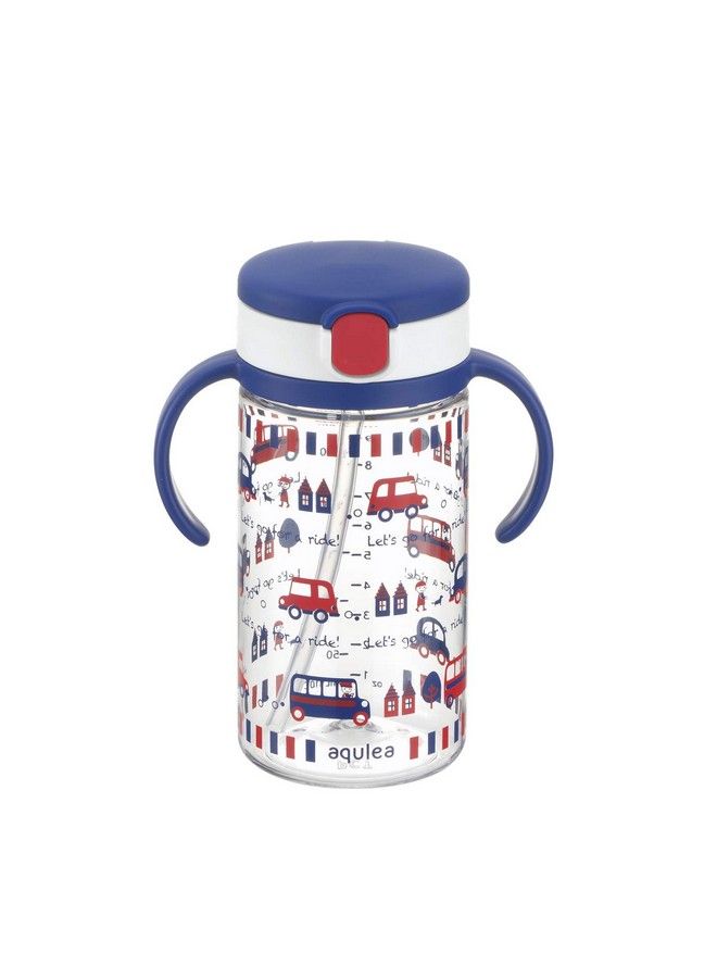 Aqulea Outing Straw Mug 320Ml Navy