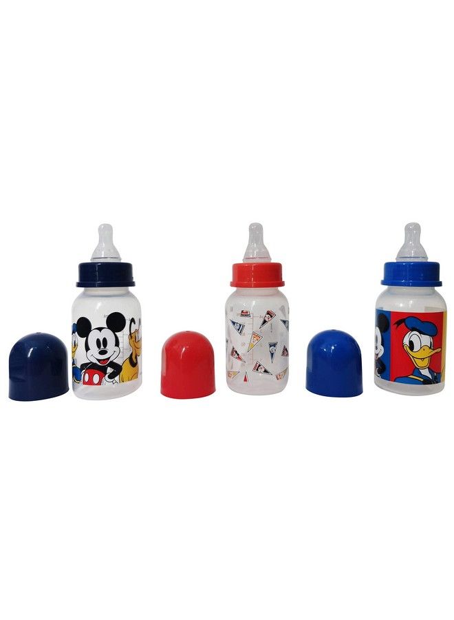 Disney Baby Boy Mickey Mouse 5 Oz Pack Of Three Baby Bottles Mickey Friends