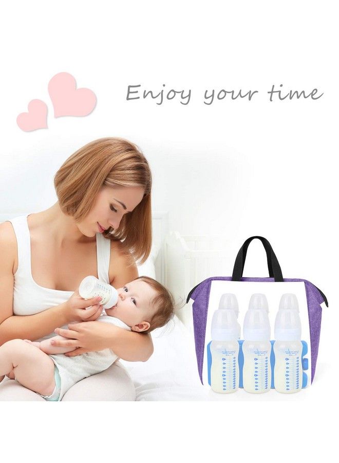 Reusable Ice Packs For Breastmilk Storage (Pack Of 2) Breastmilk Bottle Ice Packs For Breastfeeding Working Mom Blue