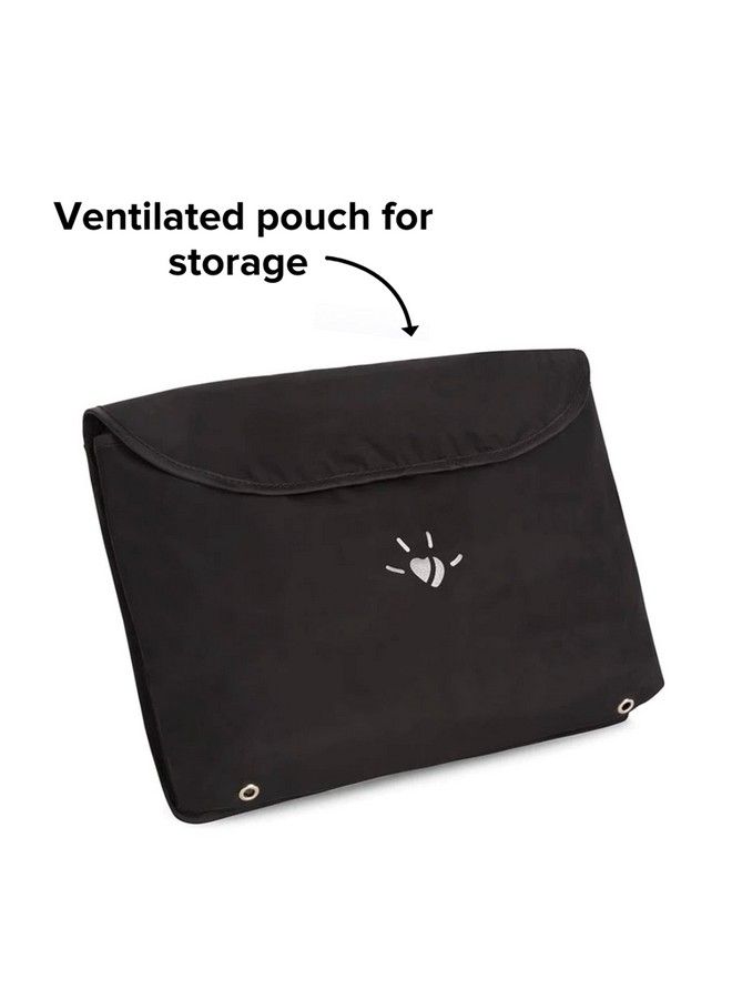 Quantum Lux Stroller Rain Cover Premium Waterproof Protection Shield Against Wind And Rain Clear Cover Ventilated Storage Bag Easy Attach