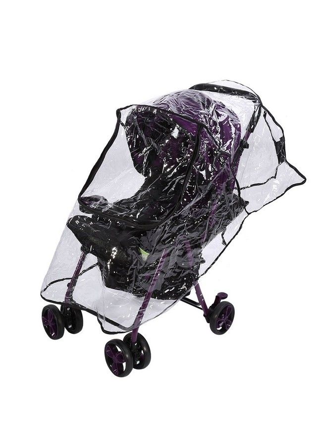 Stroller Rain Cover Baby Stroller Rain Cover 1Pcs Pvc Universal Waterproof Baby Stroller Rain Cover Dust Wind Shield Pram Accessory
