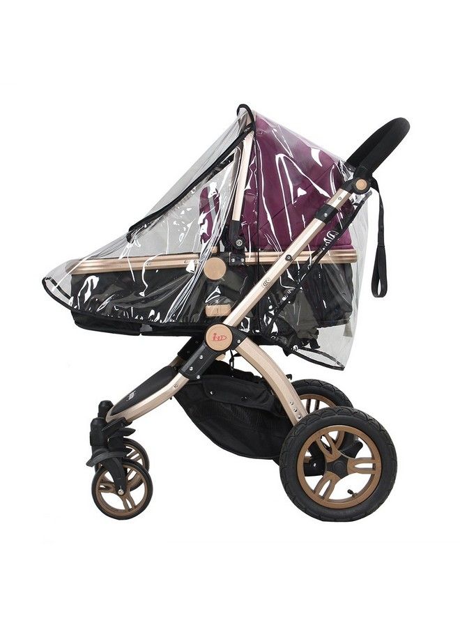 Stroller Rain Cover Baby Stroller Rain Cover 1Pcs Pvc Universal Waterproof Baby Stroller Rain Cover Dust Wind Shield Pram Accessory