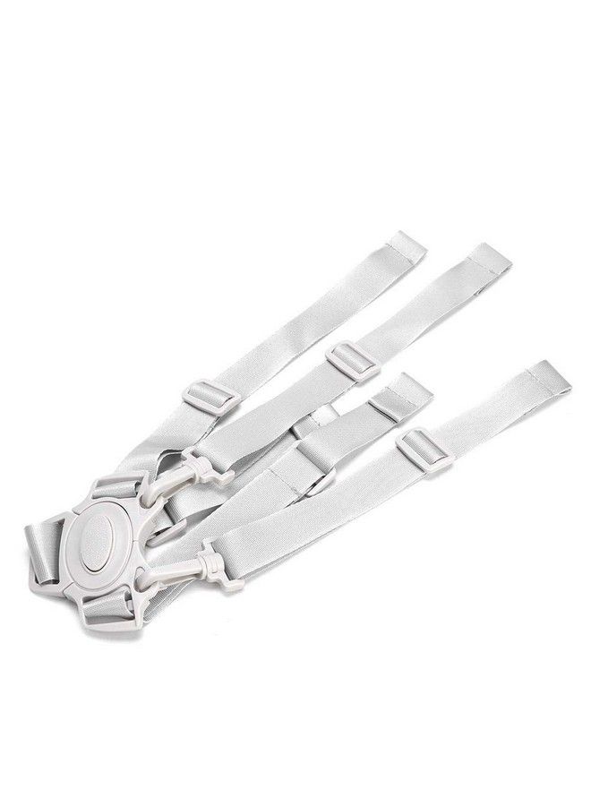 Baby 5 Point Harness Belt Universal Pushchair Children Seat Safety Belt High Chair Straps Protector Safety Strap (Grey)