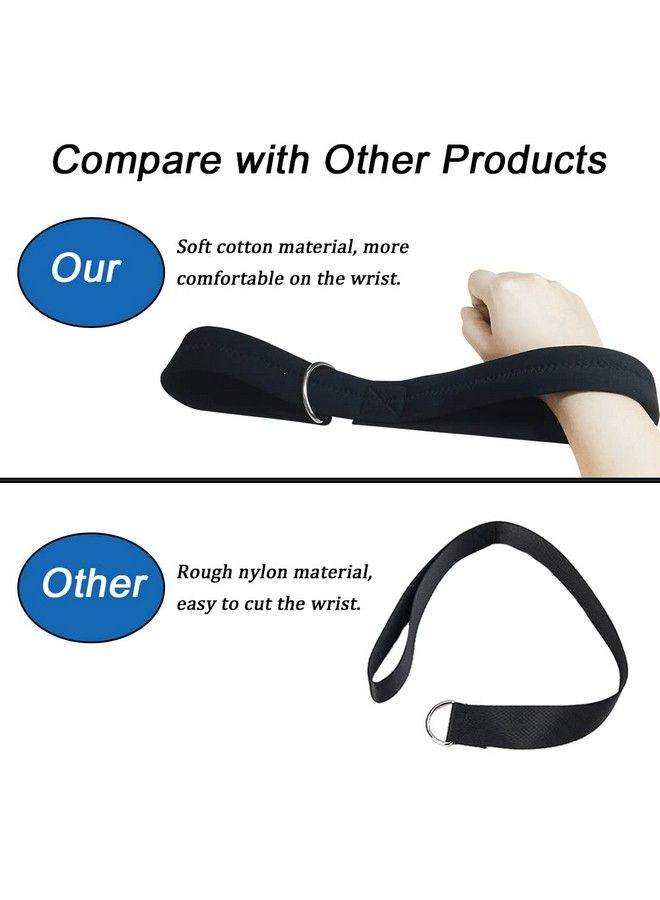 2 Pack Baby Stroller Safety Wrist Strap Adjustable Pram Wheelchair Hand Leash Black Retractable Hands Free Dog Leash Short Rope Safety Belt For Hilly City Street Walking