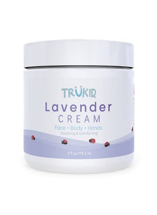 Lavender Skin Cream For Kids Hydrates & Moisturizes Sensitive Skin All Natural Ingredients Enriched With Shea Butter Cocoa Grape Seed Oil & Vitamin E 4 Oz