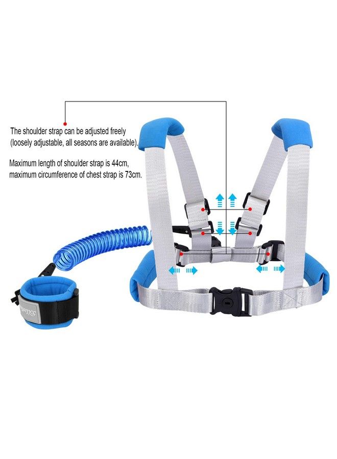 2 In 1 Toddler Leash Anti Lost Wrist Link For Toddlers Toddler Harness Baby Leash Leash For Toddlers Wrist Leashes Child Leashes For Toddlers Not Easy To Open Without Key