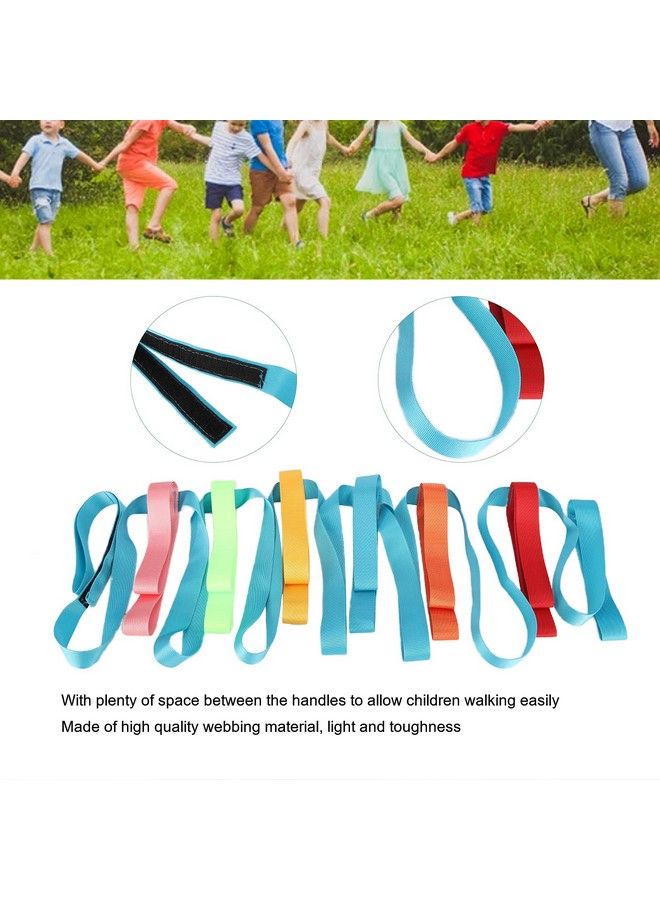Walking Rope Baby Kids Walking Rope Anti‑Lost Colorful Handles Safety Harnesses Leashes Safety Line Rope For Preschool Daycare Walking Harness Child Leash Wrist Leash Harness Walking Leash