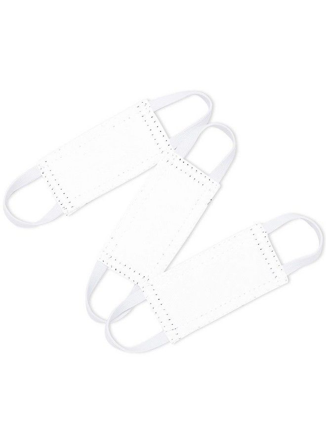 Quiet Door Closer For Baby Nursery Door Silencers Latch Cover Strong Elastic Straps Door Covers For Universal Fits Standard Size Pure White Set Of 3