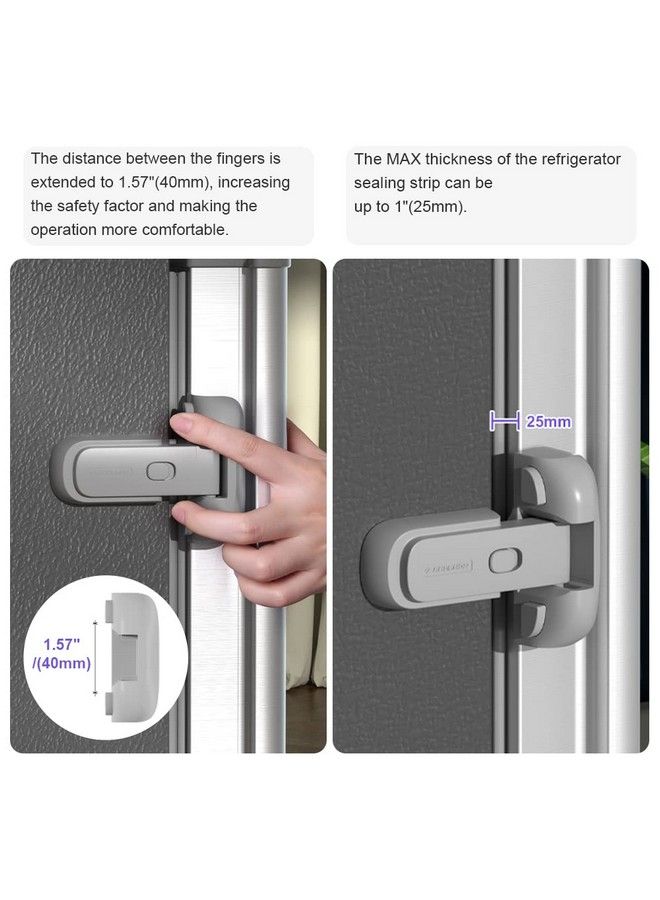 1 Pack Updated Child Proof Refrigerator/Fridge/Freezer Door Lock Apply To Max 1