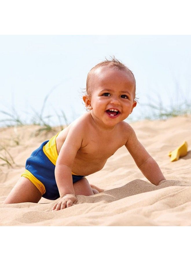Happy Nappy Navy & Yellow 03 Months
