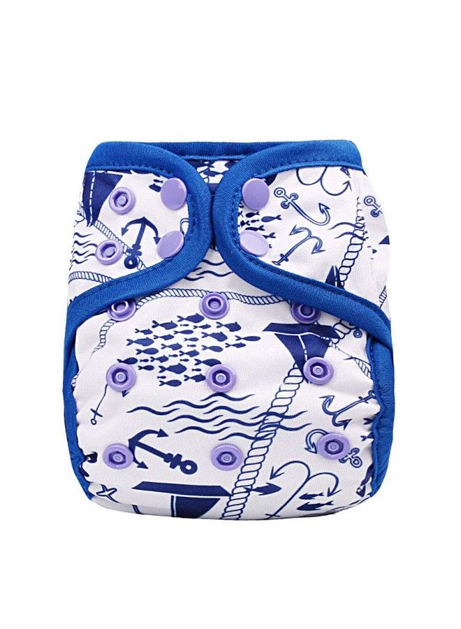 Newborn Reusable Cloth Diaper Covers Adjustable Snap Fit & Double Leg Gussets For Baby Boys & Girls From 612 Pounds. Use With Prefold Flat Or Fitted Cloth Diapers Or Snapin Inserts