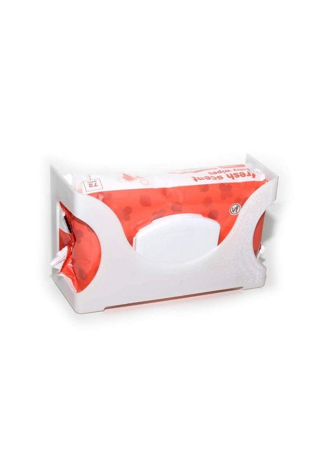 Baby Wet Wipes Hand Wipes Wall Dispenser ; Mounts On A Wall And Holds Up To An 84 Count Pack Of Wipes ; Keeps Wipes Always Within Easy Reach Of Messes ; Onehanded Wipes Dispensing