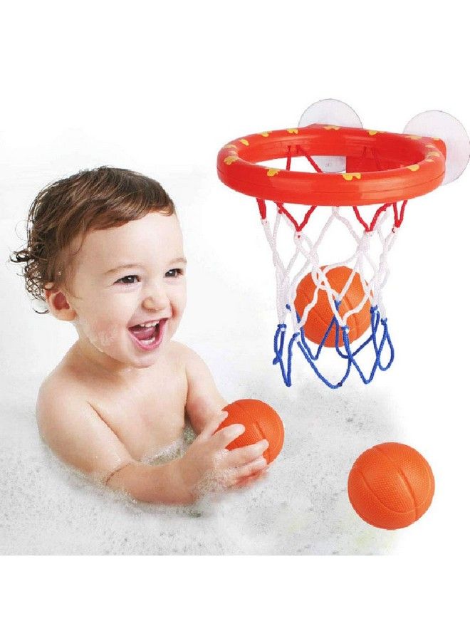 Bathtub Fun Basketball Hoop Balls Set Bathroom Shooting Game Toy For Toddler Kids Children Baby Bath Tub