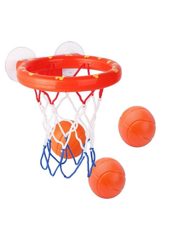 Bathtub Fun Basketball Hoop Balls Set Bathroom Shooting Game Toy For Toddler Kids Children Baby Bath Tub