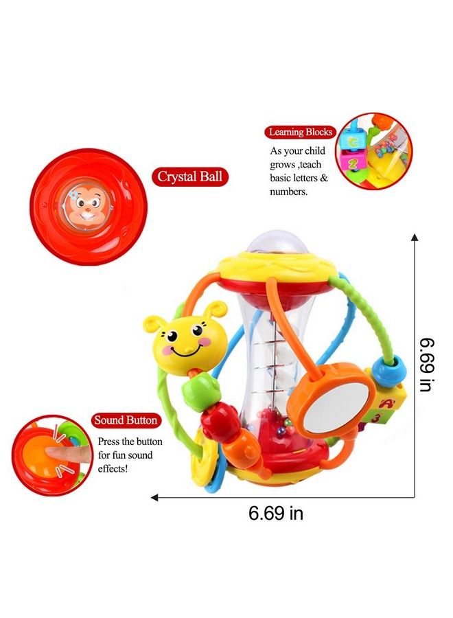 Baby Toys 6 To 12 Monthsbaby Rattle Activity Ball Shaker Grab And Spin Rattle Crawling Educational Toys Gift For 3 6 9 12 Months Baby Infant Boys Girls