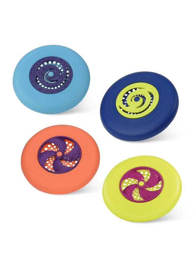 Toys By Battat Flying Disc Set 4 Colorful Frisbees Discoh! Outdoor Sports & Games For Kids“Active Playbackyard Park Beach 4 Years + Multi Color