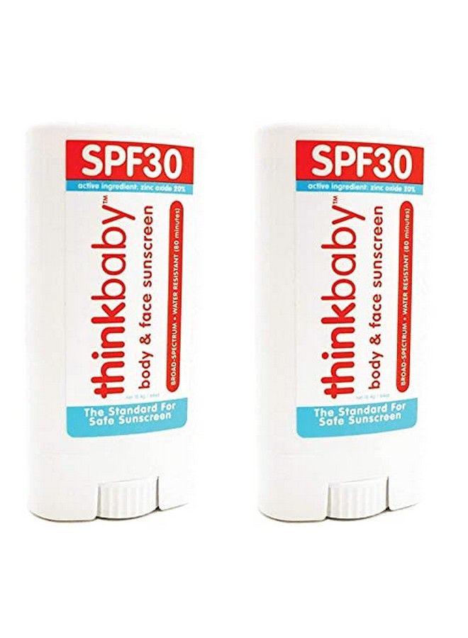 Sunscreen Stick White/Orange 0.64 Ounce (2 Pack)