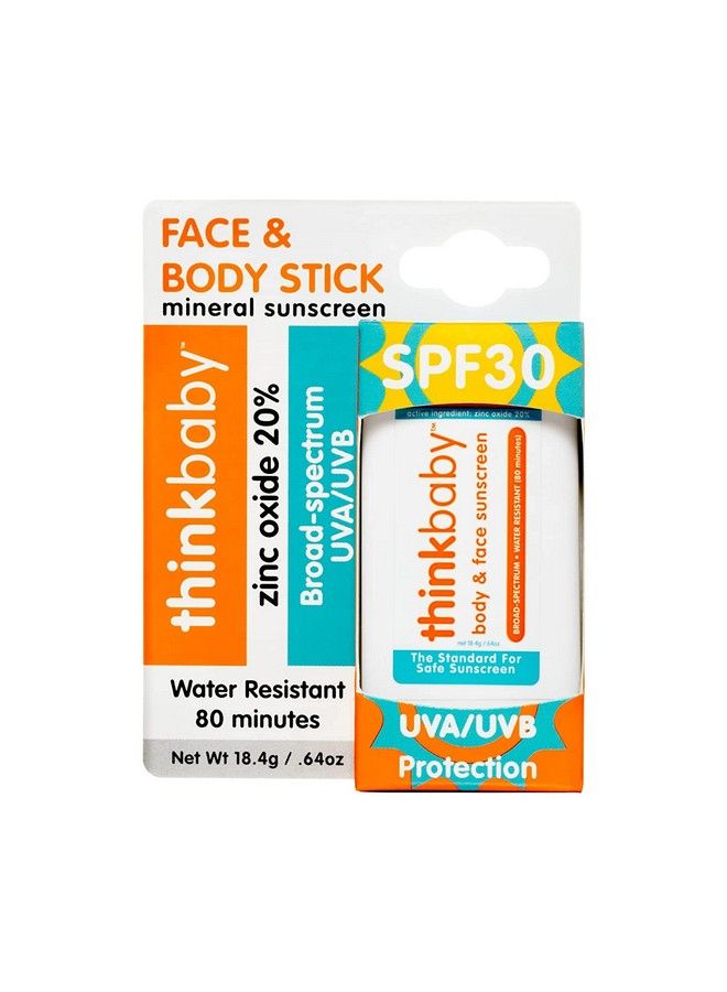 Sunscreen Stick White/Orange 0.64 Ounce (2 Pack)