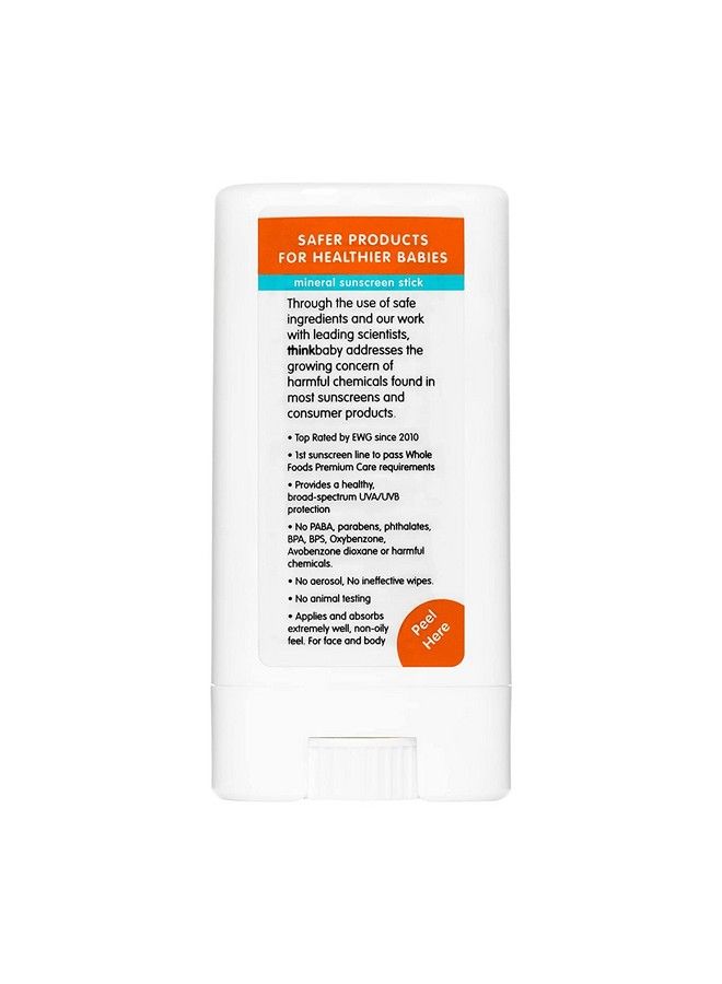 Sunscreen Stick White/Orange 0.64 Ounce (2 Pack)