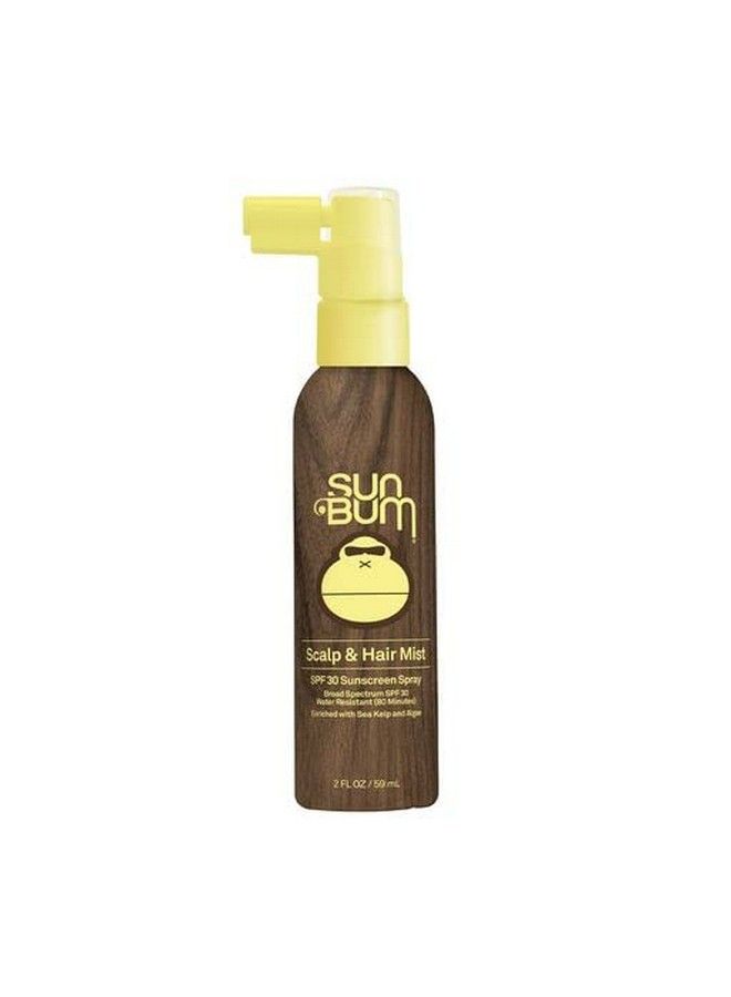 Original Spf 30 Sunscreen Scalp And Hair Mist I Vegan And Hawaii 104 Reef Act Compliant (Octinoxate Oxybenzone Free) I Broad Spectrum Uva/Uvb Sunscreen Spray With Vitamin E I 2 Oz