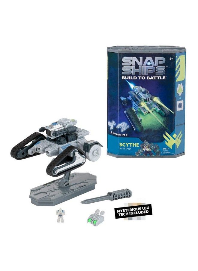 Snap Ships Scythe Av19 Tank Construction Toy For Custom Building And Battle Play Ages 8+