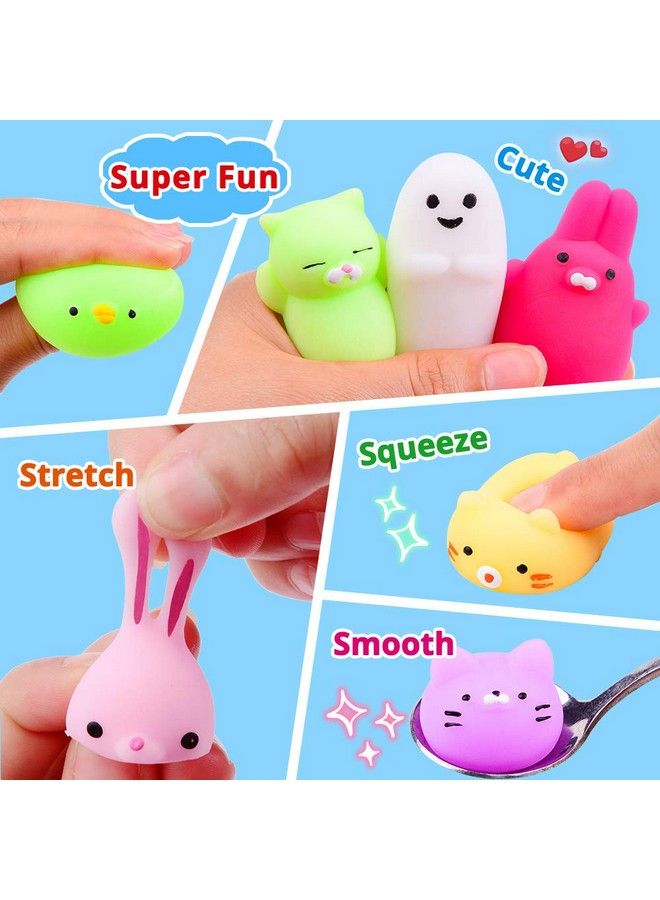 Mochi Squishy Toys 20 Pcs Mini Squishy Animal Squishies Party Favors For Kids Kawaii Squishy Squeeze Toy Cat Unicorn Squishy Stress Relief Toys For Adults Birthday Favors For Kids Pinata Filler Random