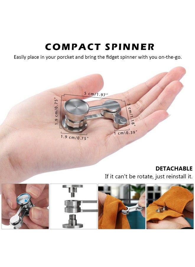 Antianxiety Fidget Spinner Fidget Hand Toys Focus Finger Spinning Toy For Kid And Adult Relieving Stress Boredom Adhd Autism