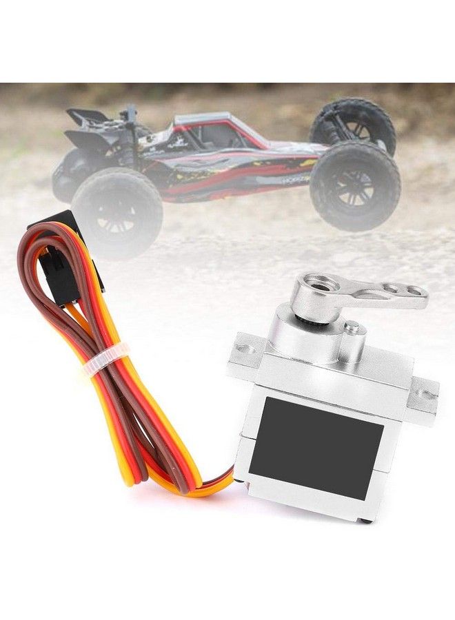 Rc Metal Servo 9G Metal Servo Steering Engine Upgrade Spare Accessory Compatible With Wpl B1 B14 B16 B24 C14 C24 B36 1:16 Rc Truck(Silver)