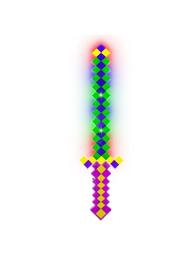 Lightup Pixel Sword 8Bit Toy For Kids ; 24