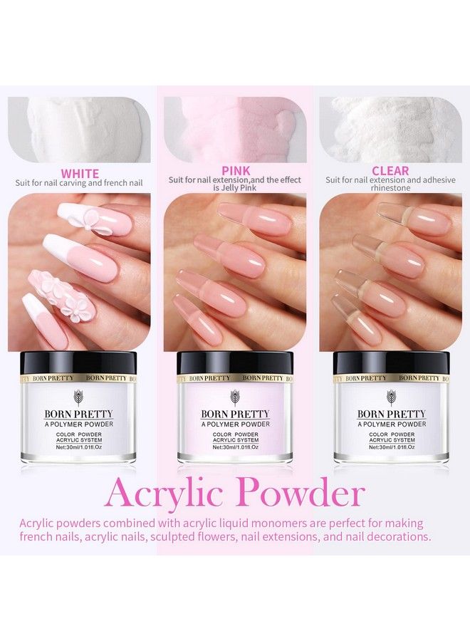 Acrylic Nail Kit With Everything Acrylic Powder And Liquid Monomer Set 24Colors Glitters Acrylic Nail Brush Nail Tips Nail Primer Nail Art Supplies For Acrylic Nails Extension Beginner Kit