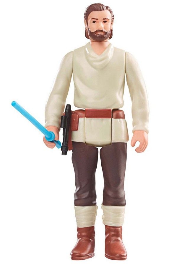 Retro Collection Obiwan Kenobi (Wandering Jedi) Toy 3.75Inchscale Obiwan Kenobi Figure Toys For Kids Ages 4 And Up Multicolored F5770